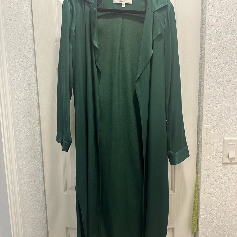 Lovers + Friends Deep Green Long Sleeve Dress